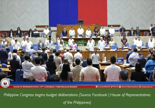 Philippine Congress Discuss 2025 Budget