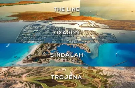 The Line of Neom Saudi Arabia 2025