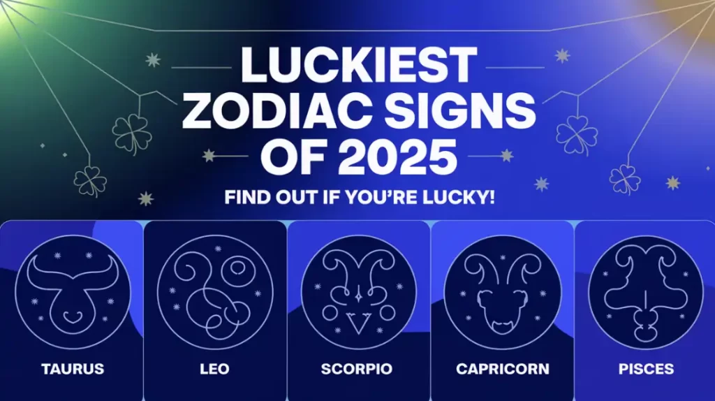 Luckiest Zodiac Signs of 2025