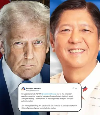 Marcos Praises Trump’s Return