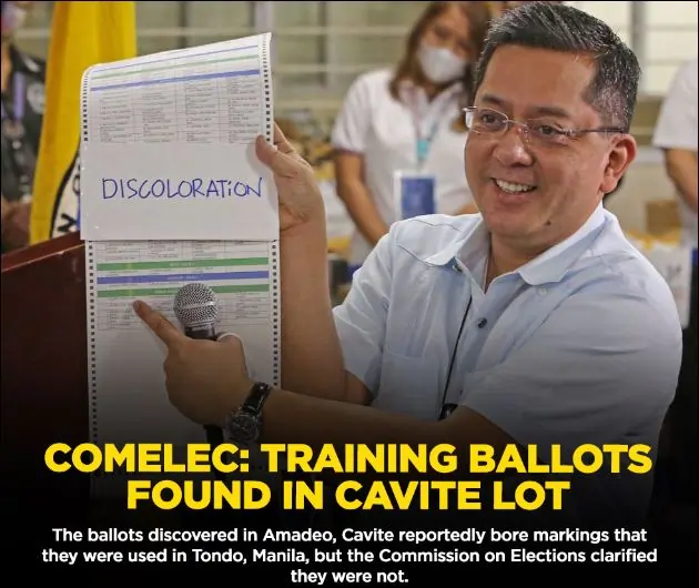 Comelec Discards 6million Ballots Reckoning P132M Loss