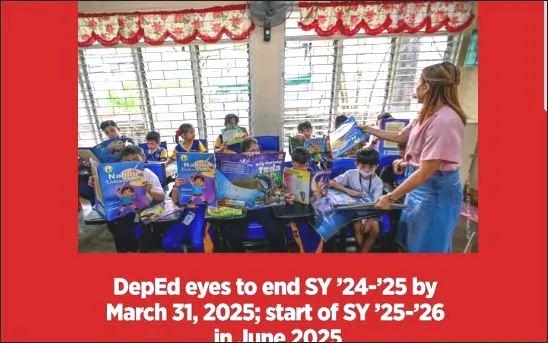 DepEd Commits to complete SY 24-25